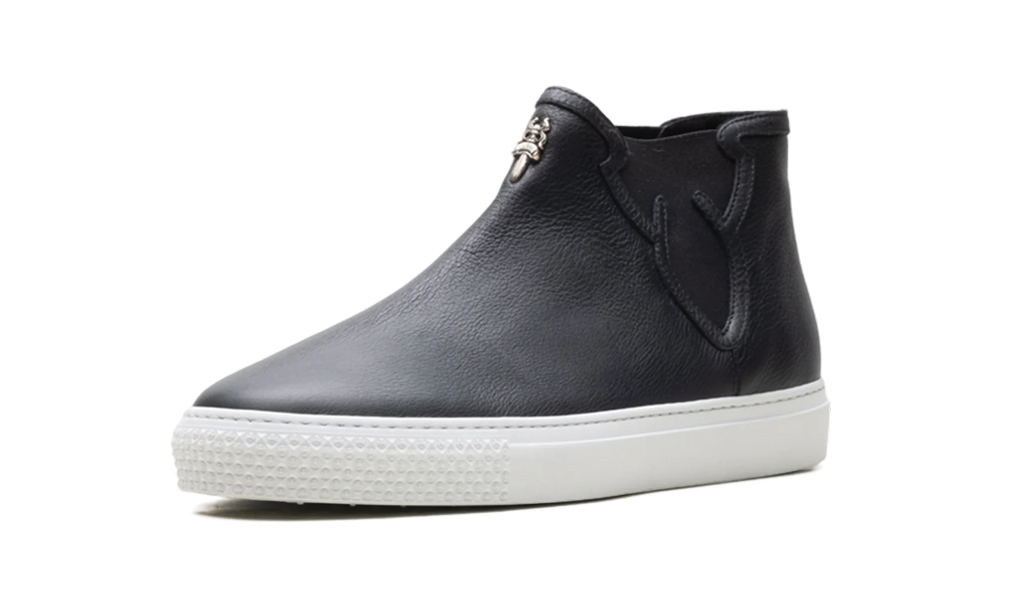 Leather High Top Trainers "Black" CHRM1173