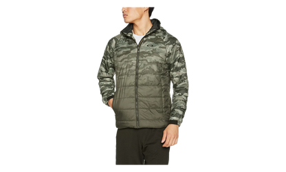 Enhance Insulation Quilting Jacket 8.7 "Green Print" 412586 78Y