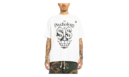 Satoshi Psychology Tee "White" SS24TE014
