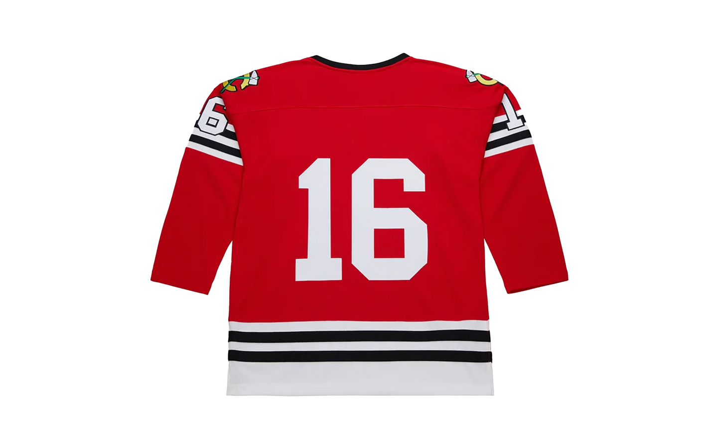 NHL Bobby Hull Dark Jersey "1960 Chicago Blackhawks - Scarlet" JY9065 CBHSCAR