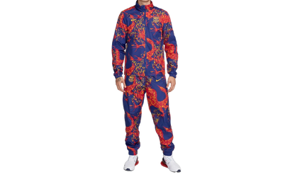 FC BARCELONA SOCCER WOVEN TRACKSUIT "Deep Royal Blue/Deep Royal Blue/University Gold/University Gold" FJ5565 455