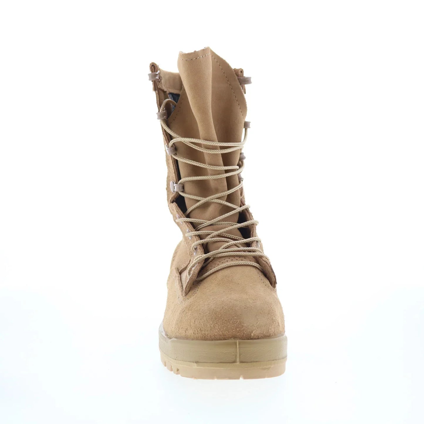 Belleville WP Steel Toe Combat Boot Made In USA Mens Brown Wide Boots