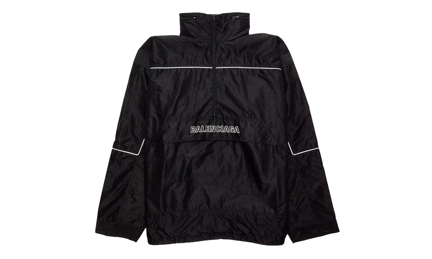 80s Ripstop Logo Windbreaker Jacket "Black" 556229 TYD33 1000