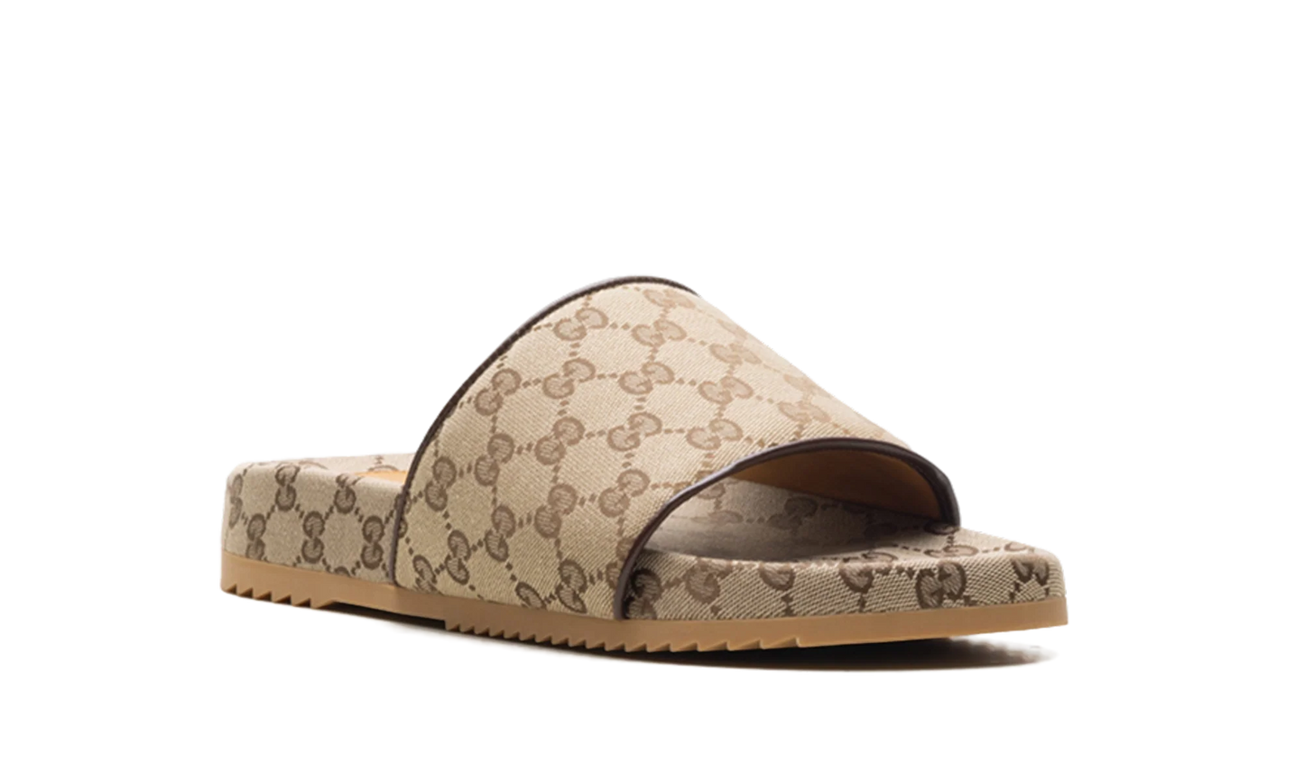 GG Slide "Beige Canvas" 624695 H6320 9763
