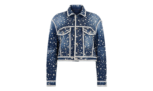Discoball Boxy Jean Jacket "Navy Blue" S72AM1098S30664470