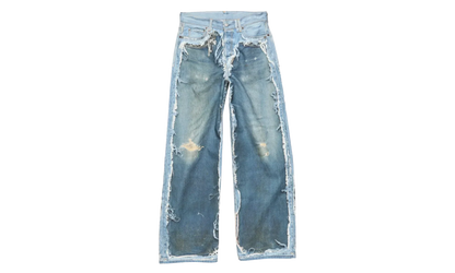 Trashed Trompe L'Oeil Jeans "Mid Blue" CK0140AUZ
