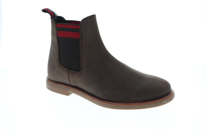 Ben Sherman Birk Chelsea BNM00055 Mens Brown Leather Slip On Boots