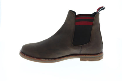 Ben Sherman Birk Chelsea BNM00055 Mens Brown Leather Slip On Boots