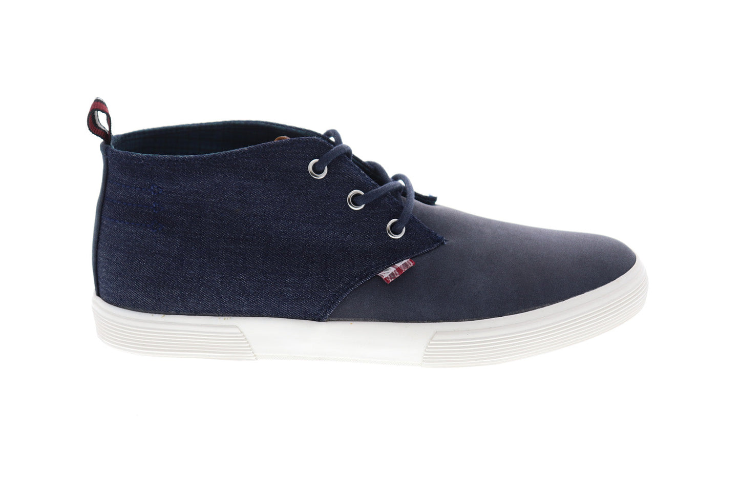Ben Sherman Bradford BNM00060 Mens Blue Canvas Mid Top Lifestyle Sneakers Shoes