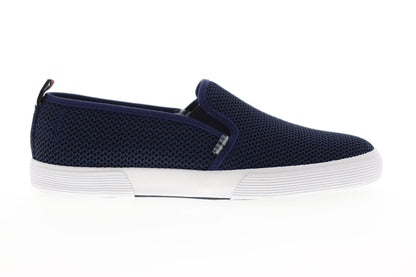 Ben Sherman Bradford Slip On BNM00062 Mens Blue Mesh Lifestyle Sneakers Shoes