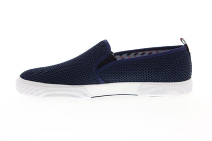 Ben Sherman Bradford Slip On BNM00062 Mens Blue Mesh Lifestyle Sneakers Shoes