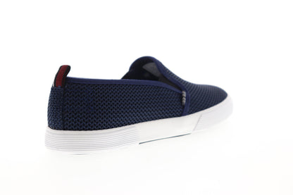 Ben Sherman Bradford Slip On BNM00062 Mens Blue Mesh Lifestyle Sneakers Shoes