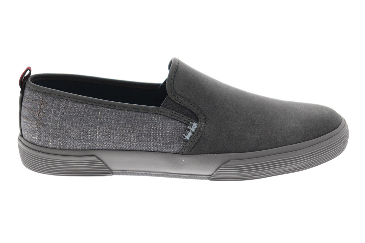 Ben Sherman Bradford Slip On BNM00062 Mens Gray Suede Lifestyle Sneakers Shoes