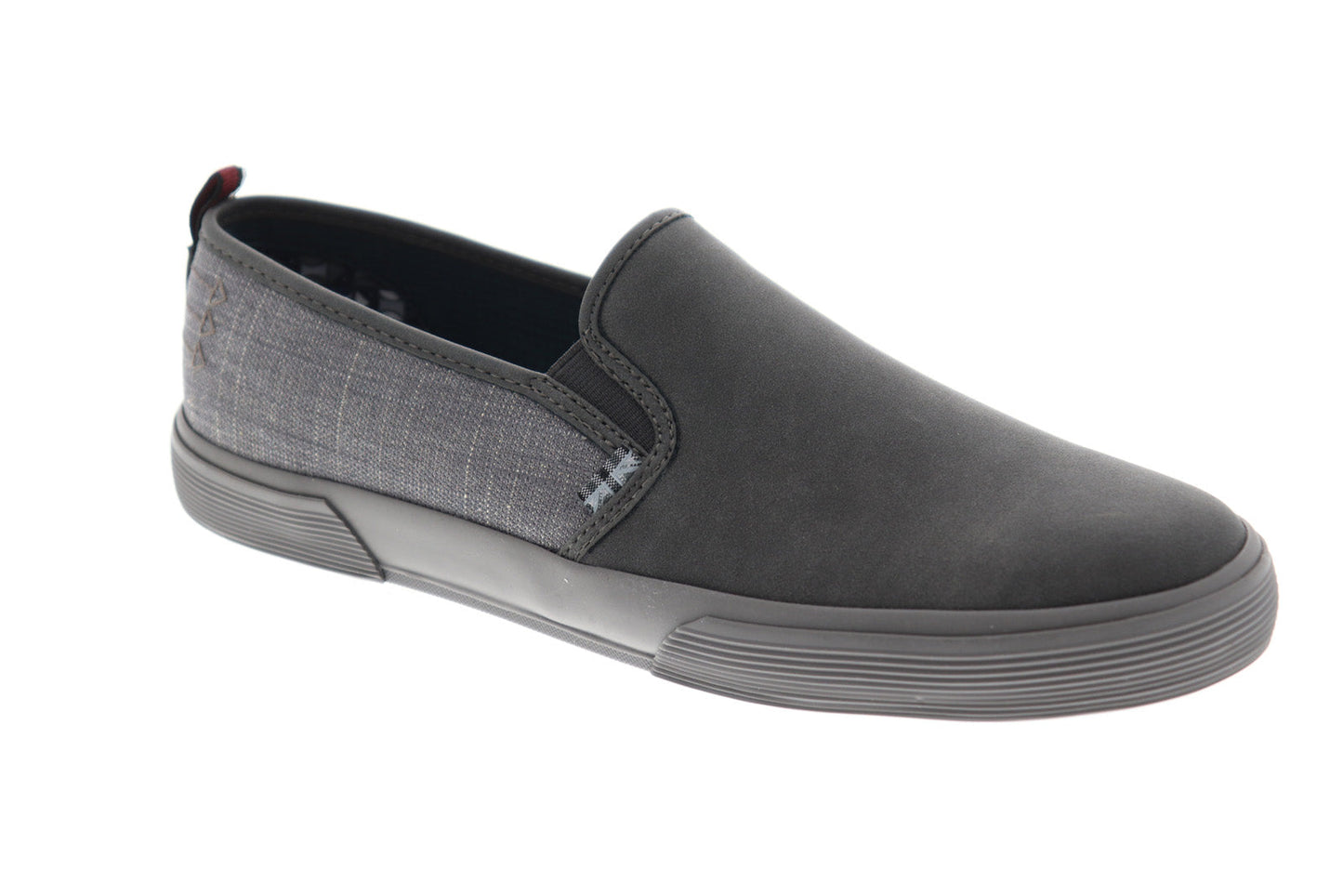 Ben Sherman Bradford Slip On BNM00062 Mens Gray Suede Lifestyle Sneakers Shoes