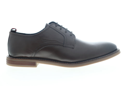 Ben Sherman Brent Plain Toe BNM00122 Mens Brown Leather Low Top Oxfords Shoes