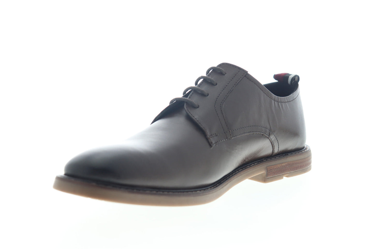 Ben Sherman Brent Plain Toe BNM00122 Mens Brown Leather Low Top Oxfords Shoes