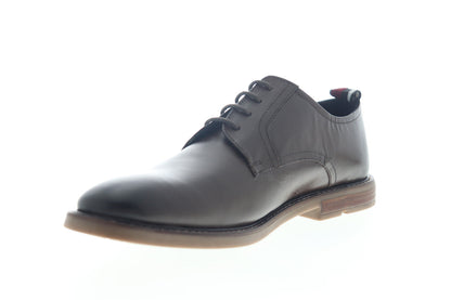 Ben Sherman Brent Plain Toe BNM00122 Mens Brown Leather Low Top Oxfords Shoes