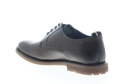 Ben Sherman Brent Plain Toe BNM00122 Mens Brown Leather Low Top Oxfords Shoes