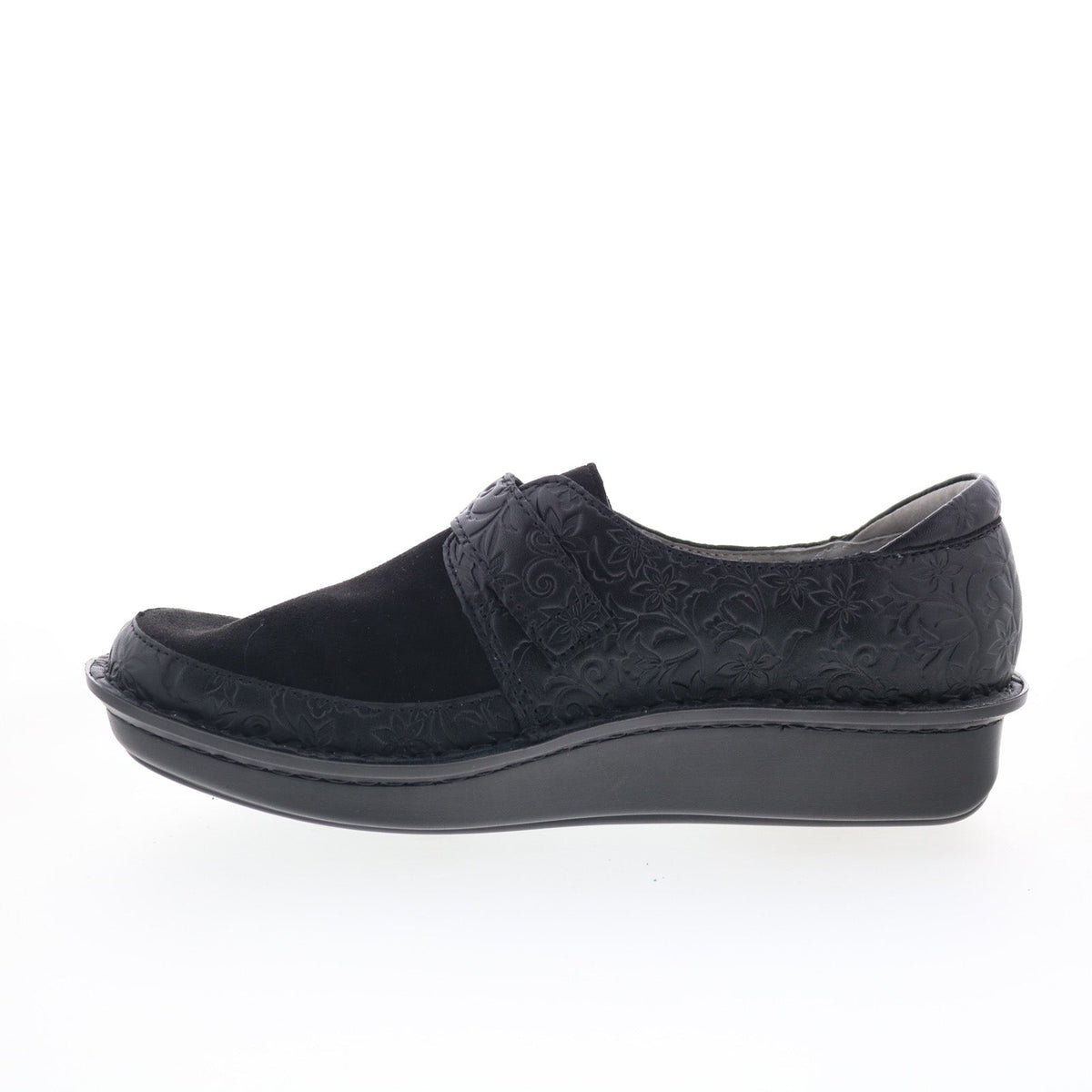 Alegria Brenna BRE-8140 Womens Black Leather Loafer Flats Shoes