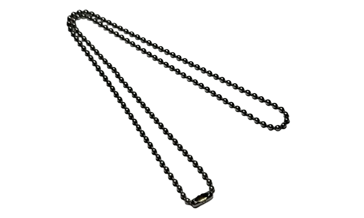 Ball Chain Necklace "18 inches - Silver" CHRM0961