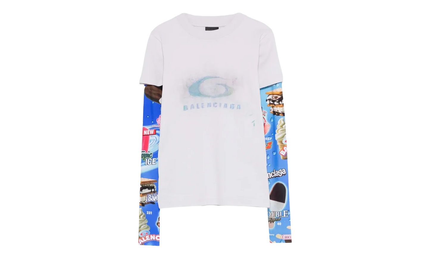 Double Sleeve T-Shirt WMNS "Multi" 809262 TTVN7 9059