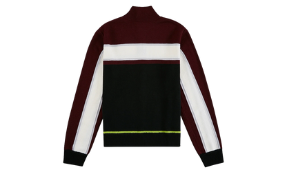 Stripe Merino Knit Track Jacket "Black" M P26 KW 1176 01