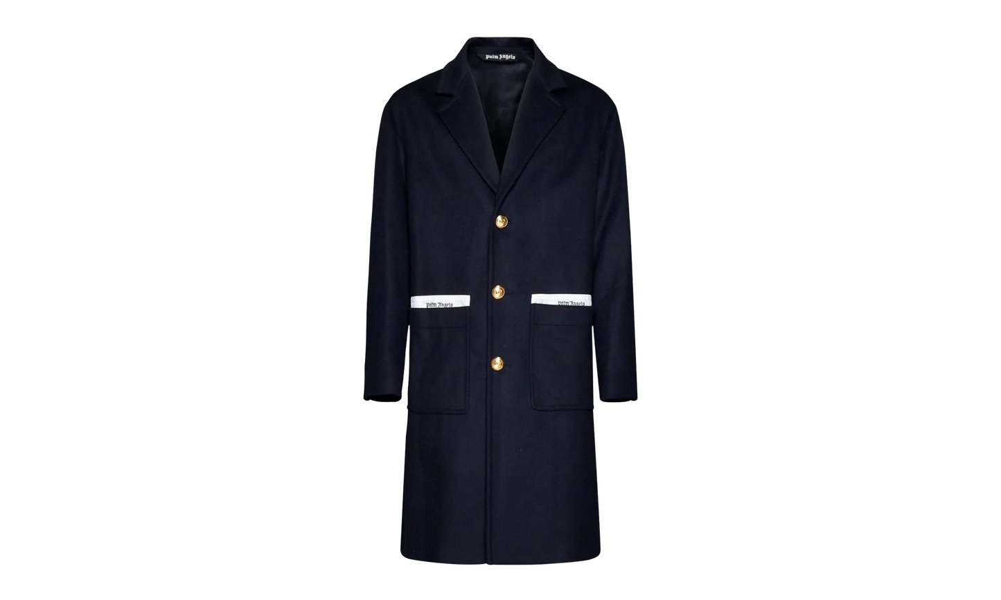 Sartorial Tape Button-up Coat "Navy" PMER016E23FAB0014603