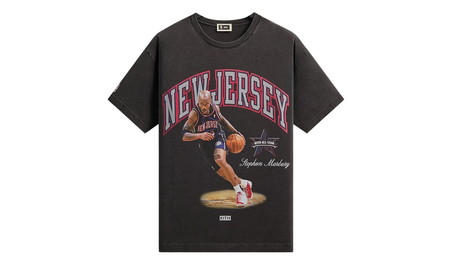 NBA All-Star NJ Nets Stephon Marbury Tee "Black" khm034970 001