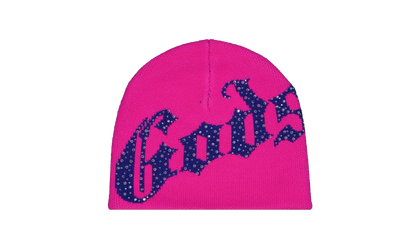 OG Logo Studded Beanie "Fuchsia / Purple" CUFSXHUM