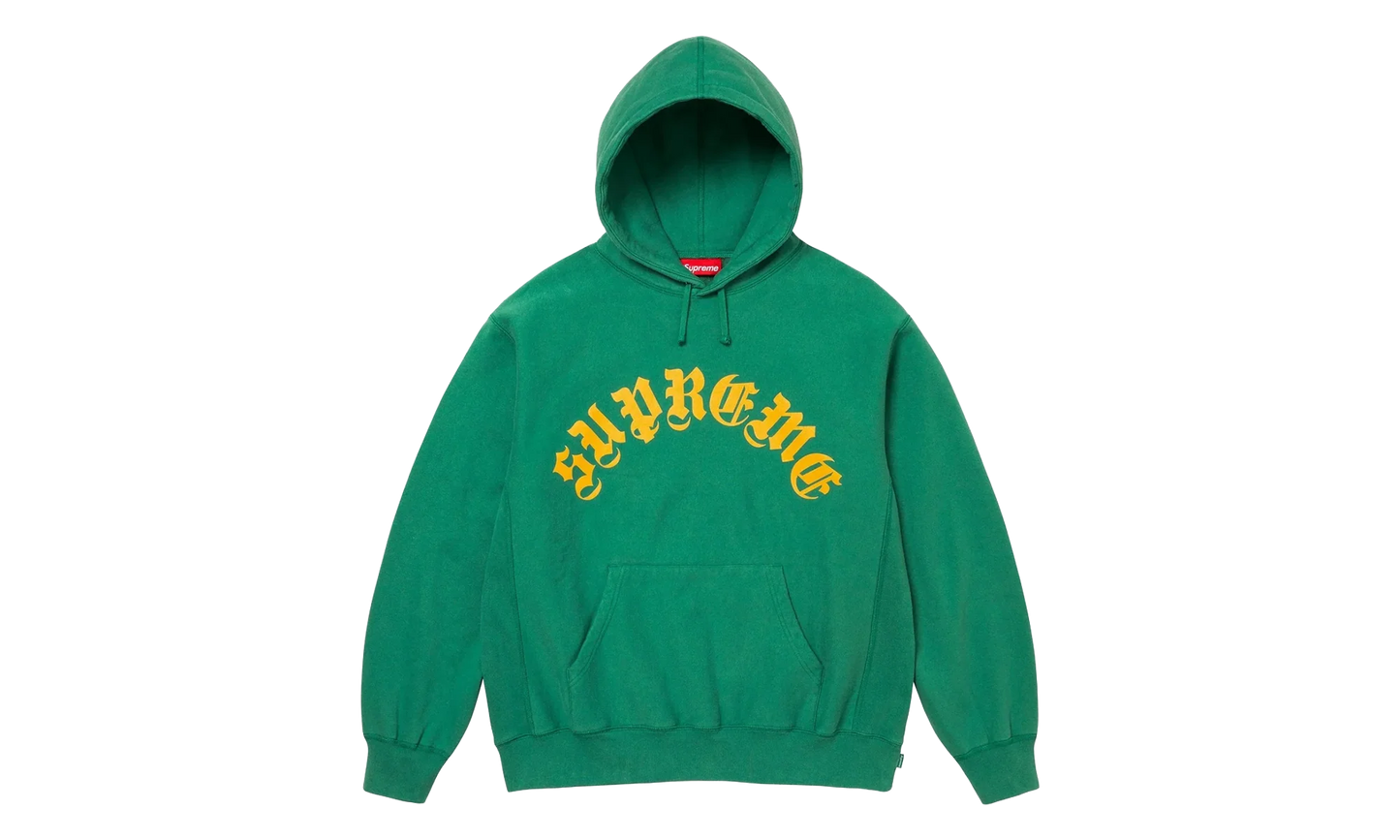 Printed Arc Hooded Sweatshirt "FW24 - Light Pine" SU26925