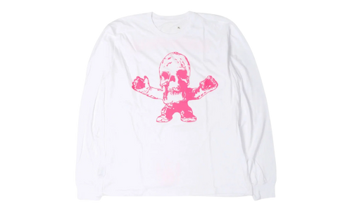 FOTI Long Sleeve T-Shirt "White / Neon Pink" CHRM0918