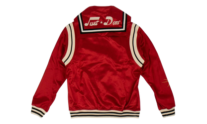 Satin Logo Cape Varsity Jacket "Red" 4925 100000308SLCV RED