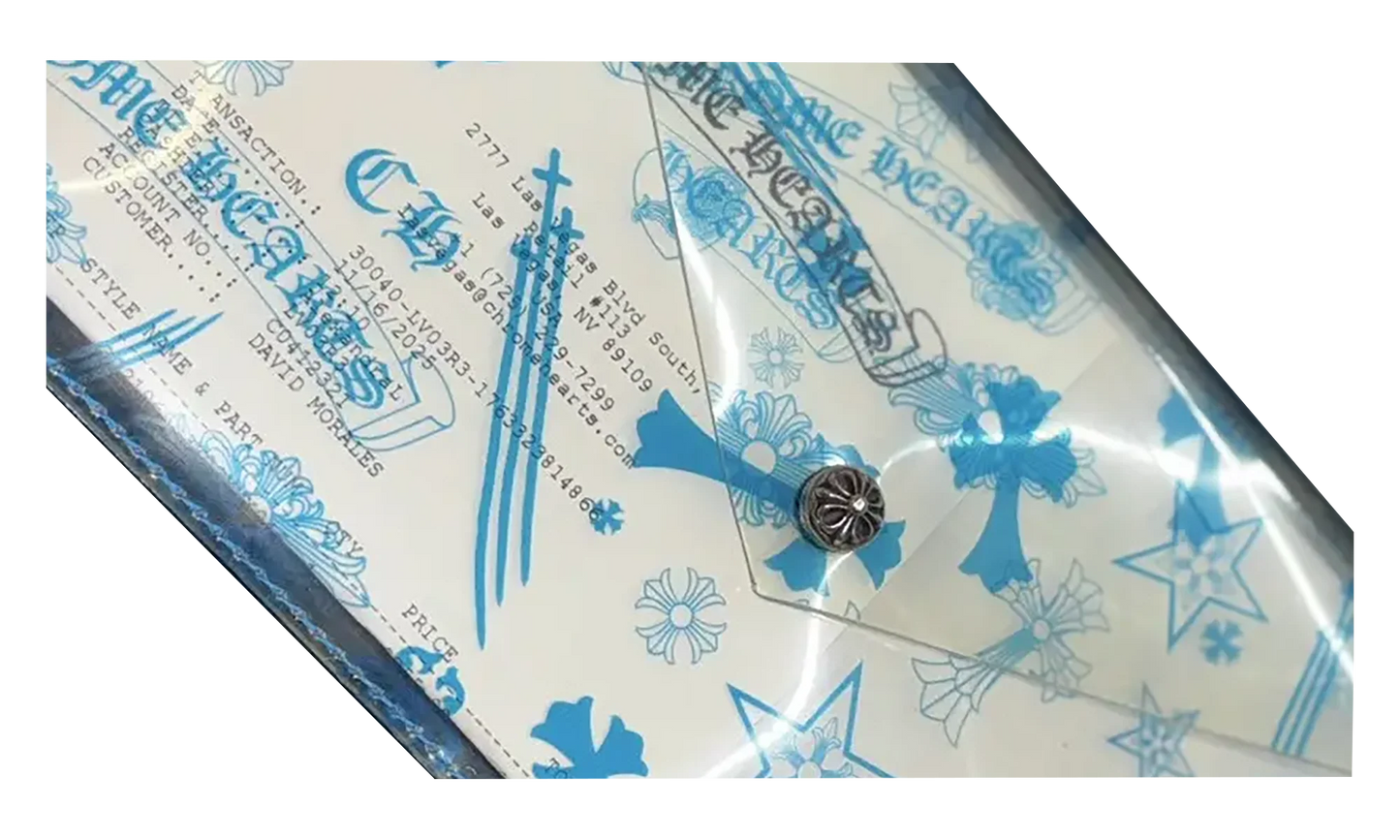 Translucent Logo All Over Pouch "Blue" CHRM0915