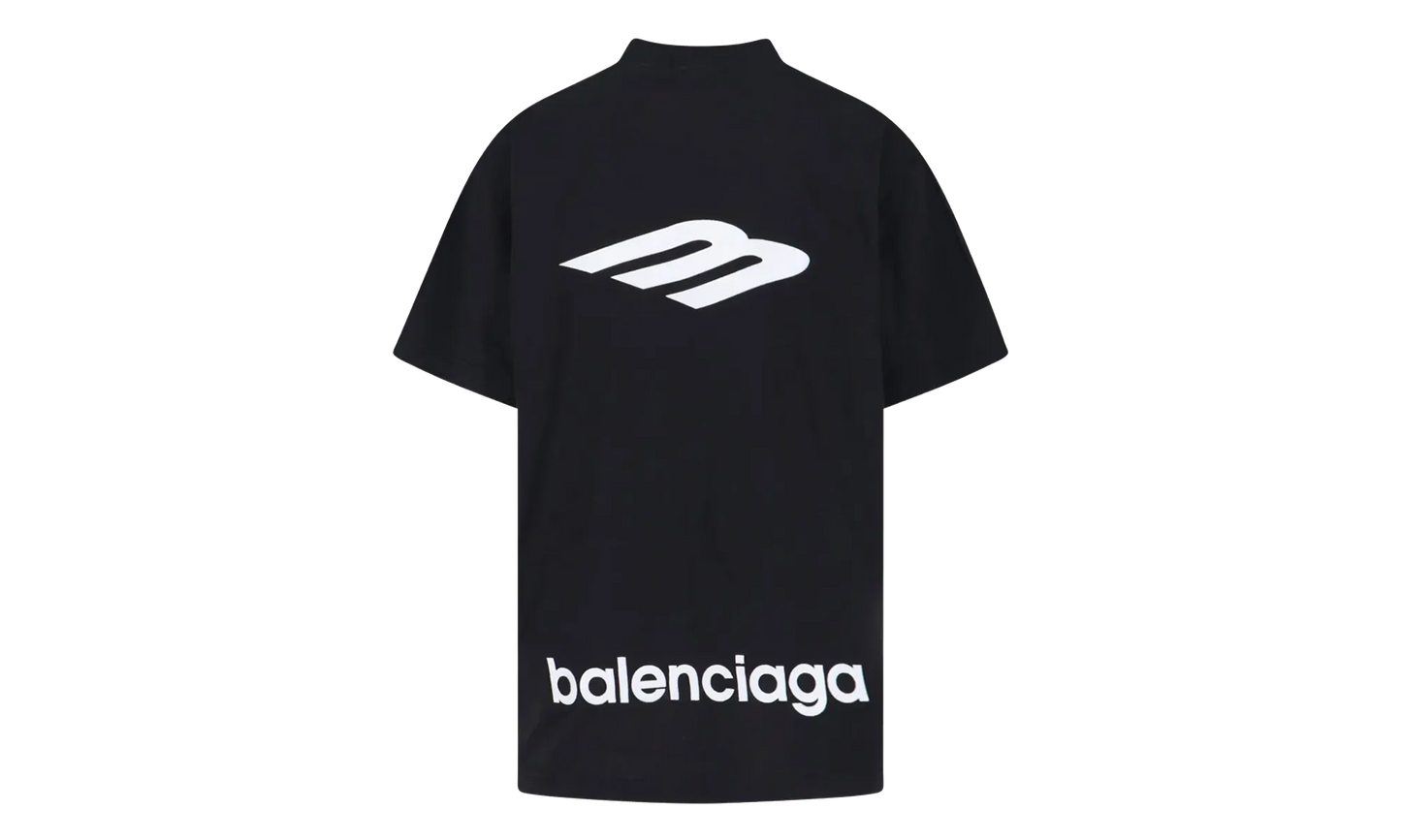 Oversized Crew Neck T-Shirt "Washed Black / White" 850345 TTVK5 9034