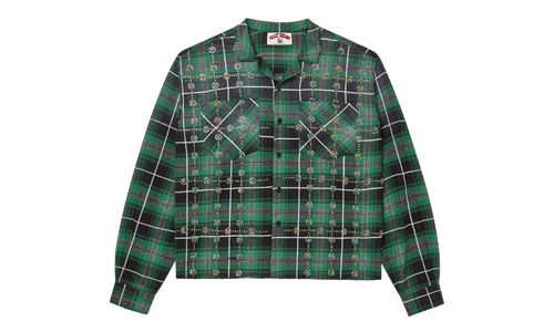 Grinch Gems Flannel "Green" 11451 10004VFGGFG GREE