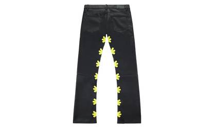 Leather Pants "Black / Yellow" LSLPBFY
