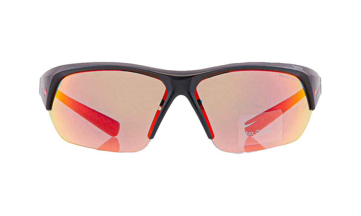Skylon Ace Rectangular Sunglasses "Black Red Mirror" FQ4684 010