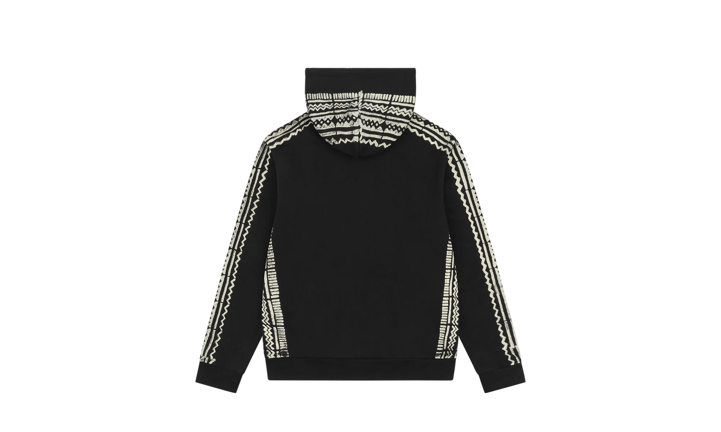 Mudcloth Hoodie "Black" DT341