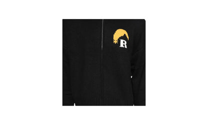 Moonlight Knit Zip Up Hoodie "Black" PF24HO018672322