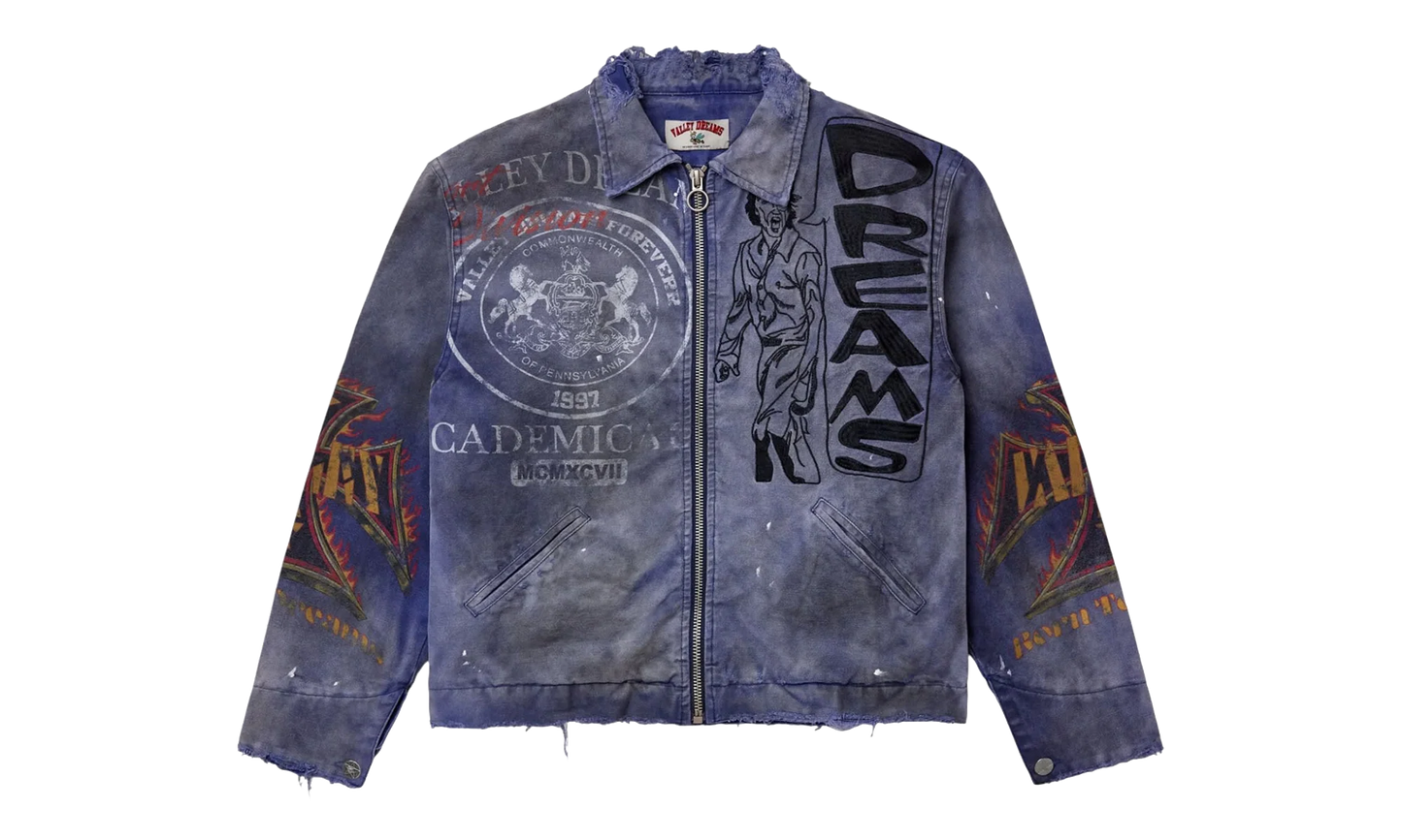 Destruction Work Jacket "Mechanic / Purple" VALE 11 008 VFDWJIM BL
