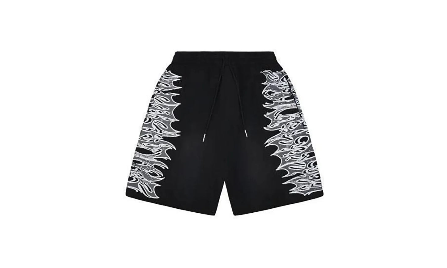 Graphic Sweatshorts "Black" 10062646