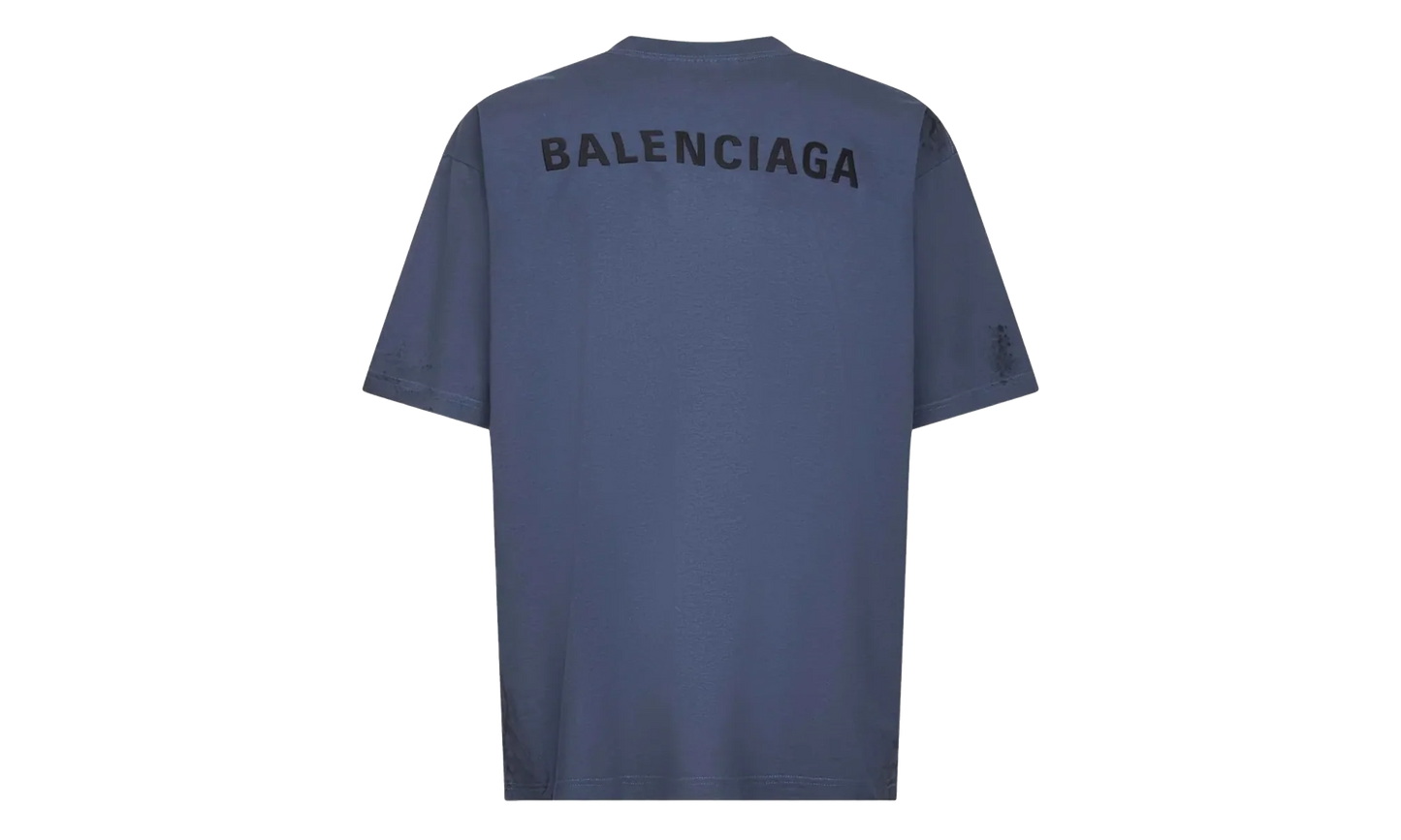 Medium Fit T-Shirt "Faded Dark Blue / Black" 764235 TTVF9 3364