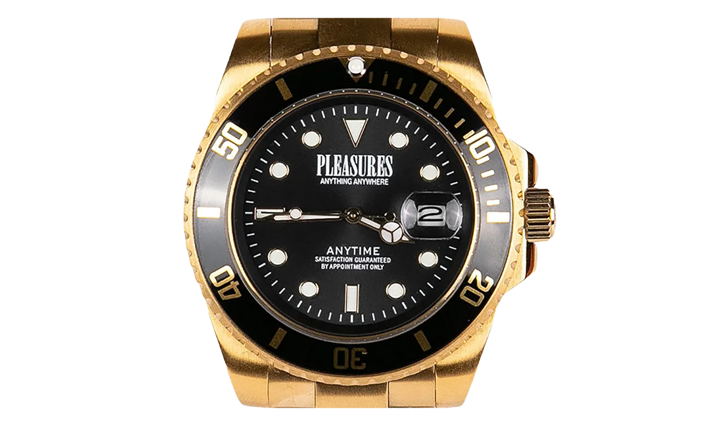 Anytime Watch "Gold / Black" P26SP050 GLD/BLK