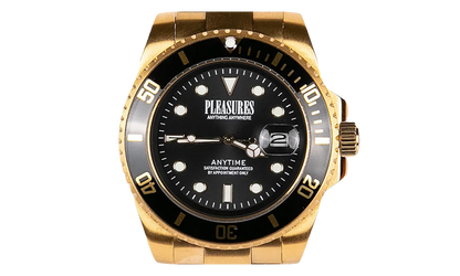 Anytime Watch "Gold / Black" P26SP050 GLD/BLK