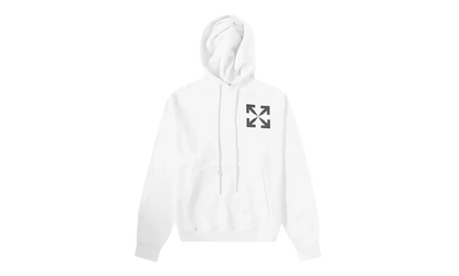 Single Arrow Over Hoodie "White" OMBB037C99FLE0080110
