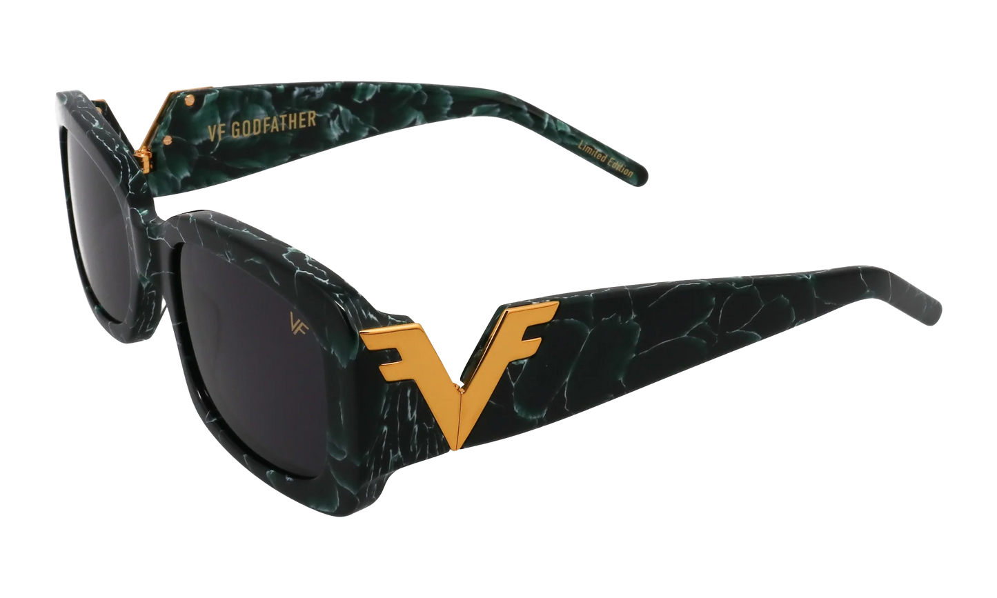 Godfather Marble Limited Edition Acetate "Green Marble / Black" GDGD2 0006 52A4