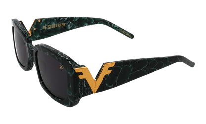 Godfather Marble Limited Edition Acetate "Green Marble / Black" GDGD2 0006 52A4