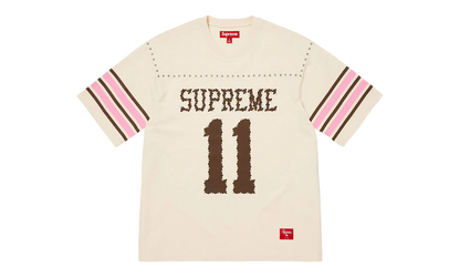 Studded S/S Football Top "SS26 - Cream" SU27034