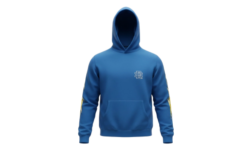 EE HOODIE "Lighting Bolt Blue" EE665