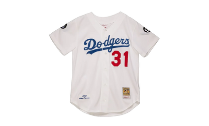 MLB Mike Piazza Home Jersey "1993 Los Angeles Dodgers - White" AJY1GS18281 LADWHIT93MPI